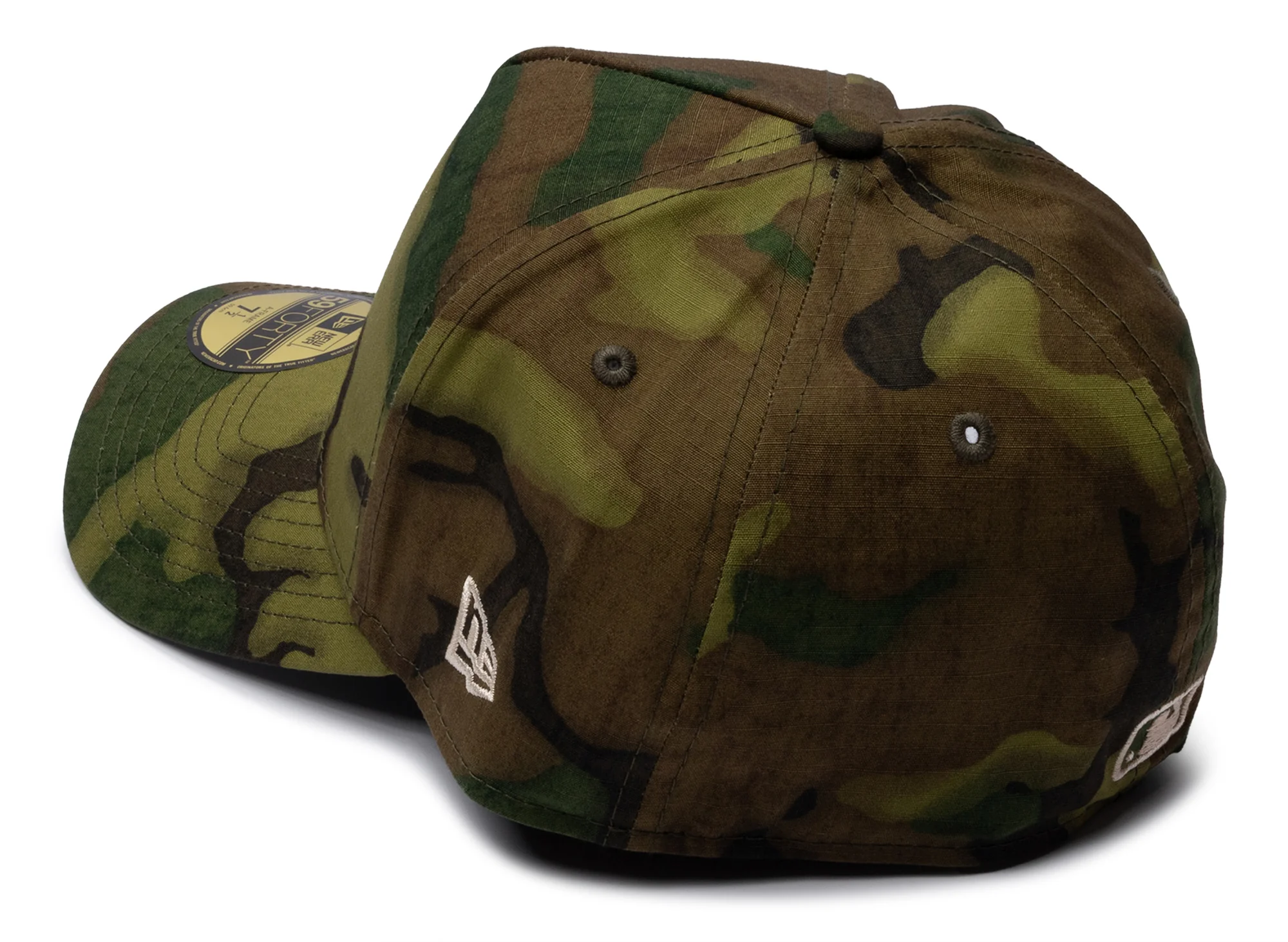 New Era Ripstop Camo 59Forty AF Atlanta Braves Fitted Hat - Image 3