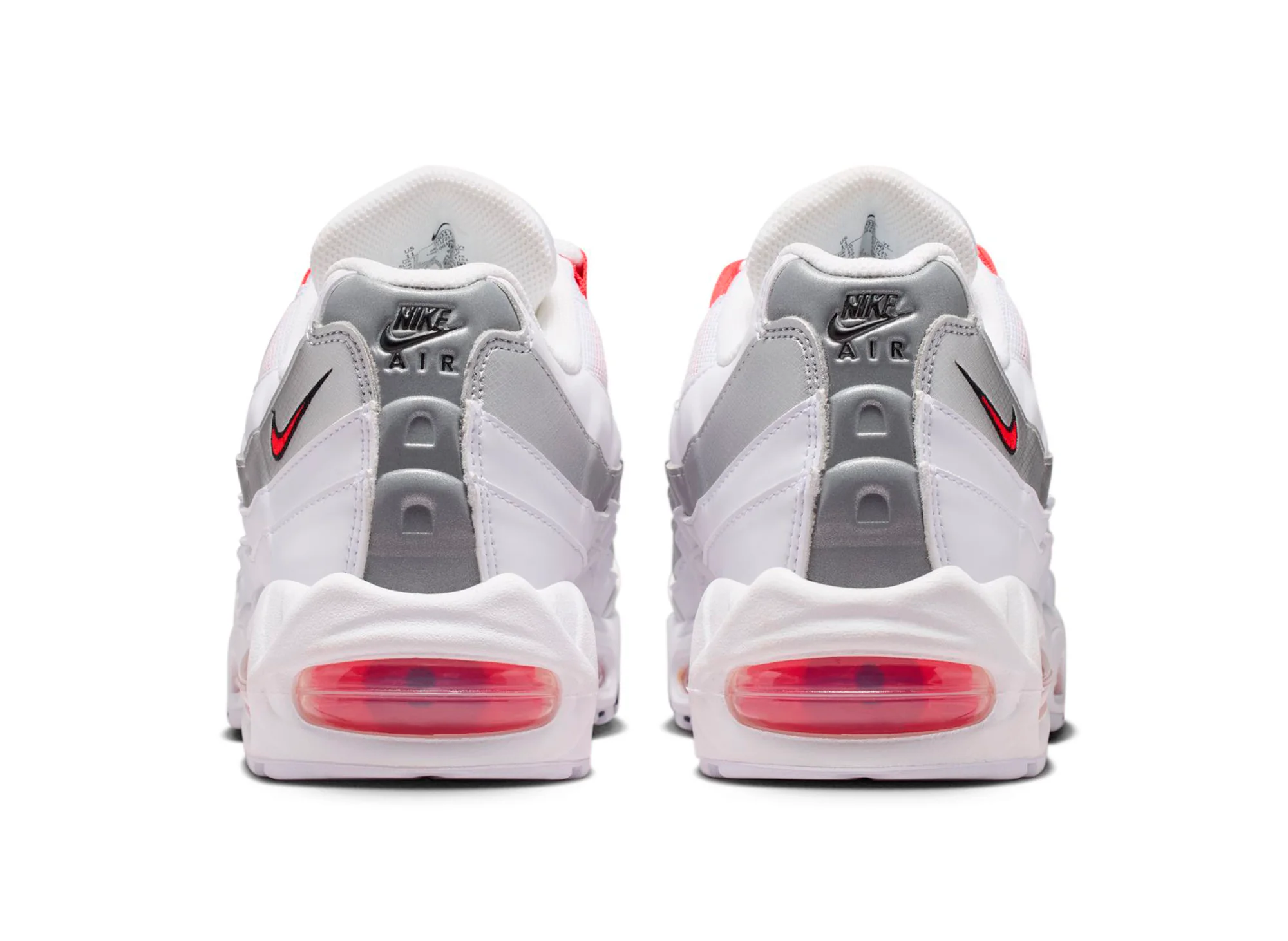 Nike Air Max 95 Big Bubble in White / Speed Red "England Soccer" - Image 2