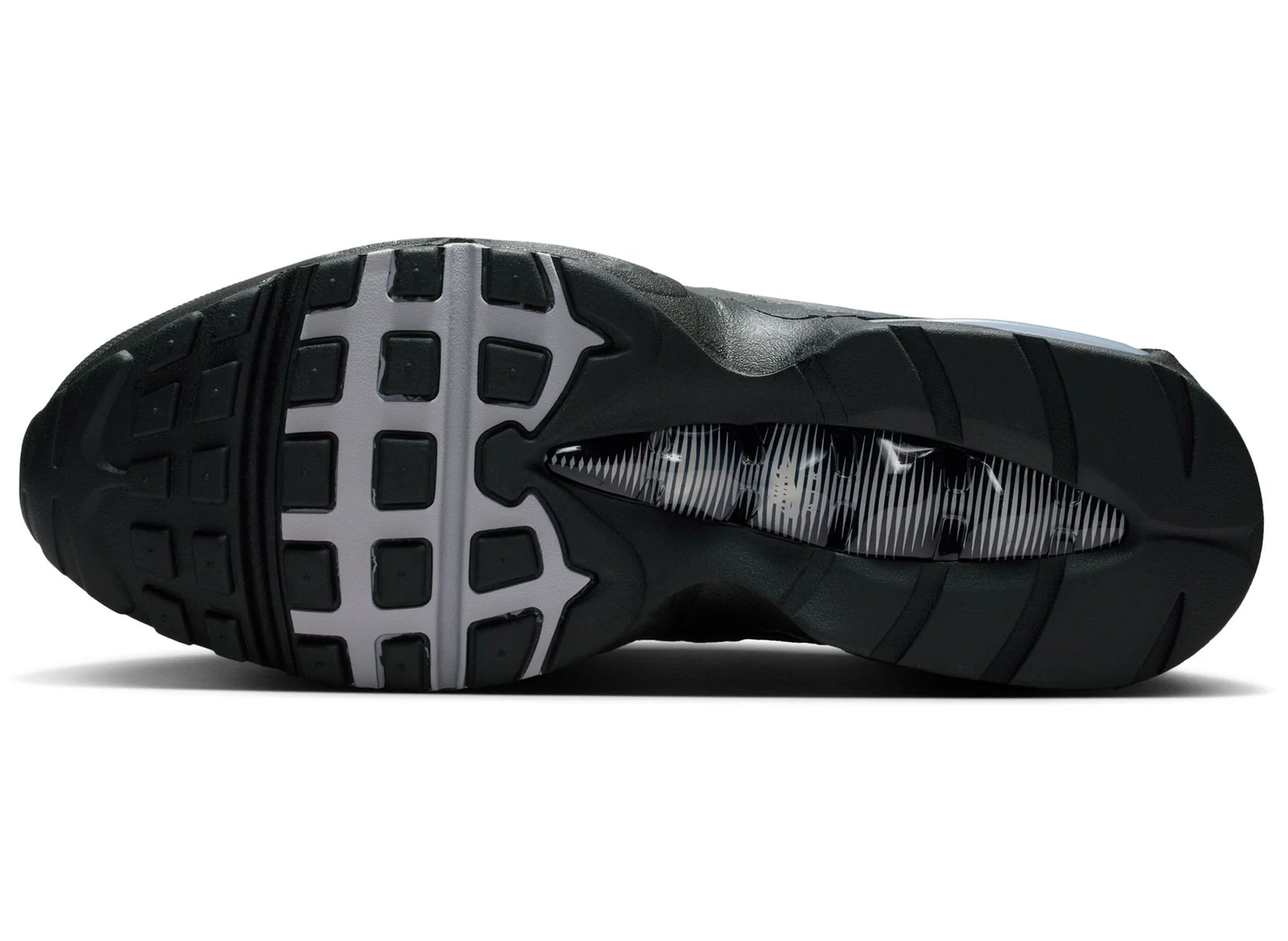 Nike Air Max 95 Big Bubble Tech in Black / Wolf Grey - Image 5