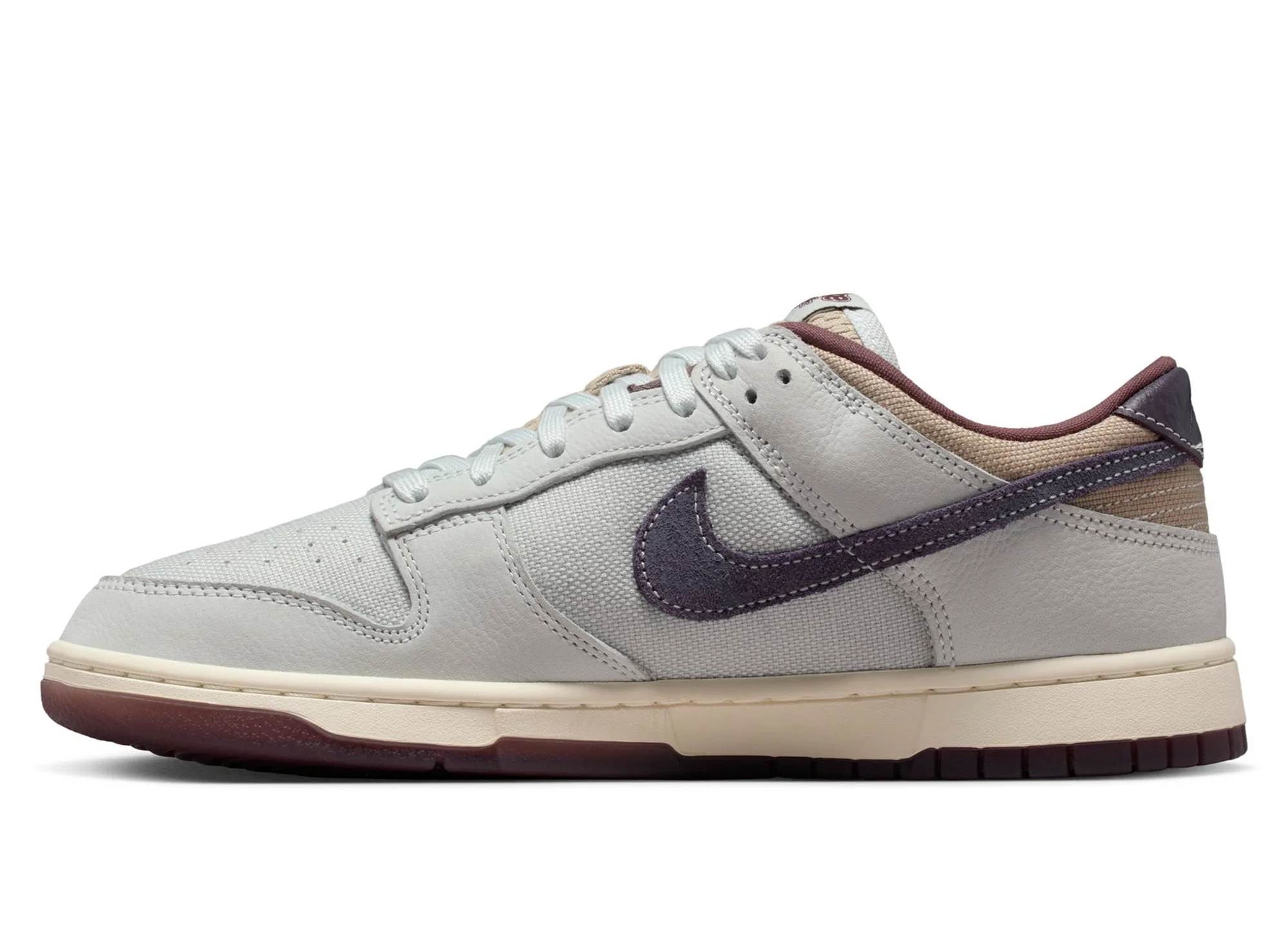 Nike Dunk Low Retro SE in Off White / Dark Raisin - Image 3